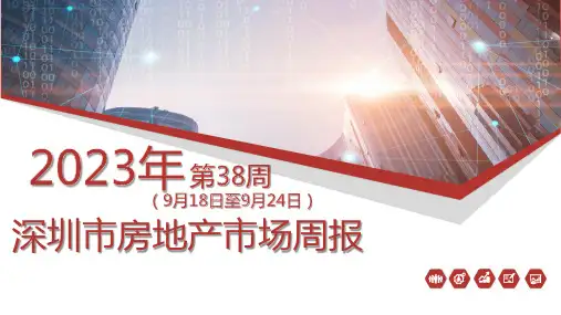 2023年深圳房地产市场周报(第38周)