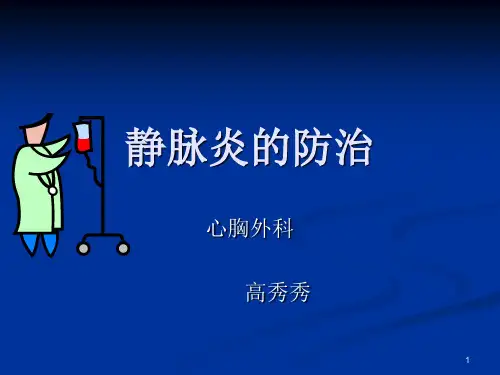 静脉炎PPT演示课件