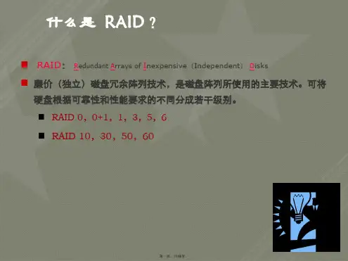 RAID技术分析及参数