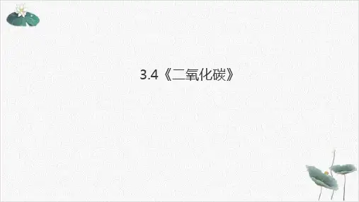 浙教版八年级科学下册3.4二氧化碳36张ppt