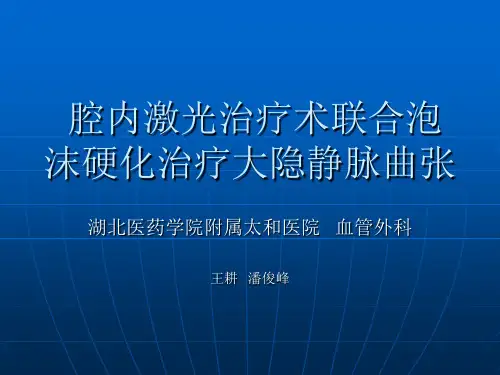 武汉--王耕--下肢静脉曲张--腔内激光治疗术联合泡沫硬化治疗大隐静脉曲张-186