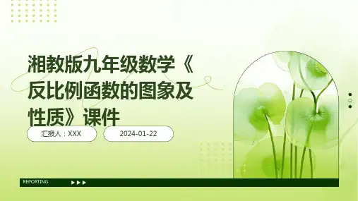 湘教版九年级数学《反比例函数的图象及性质》课件