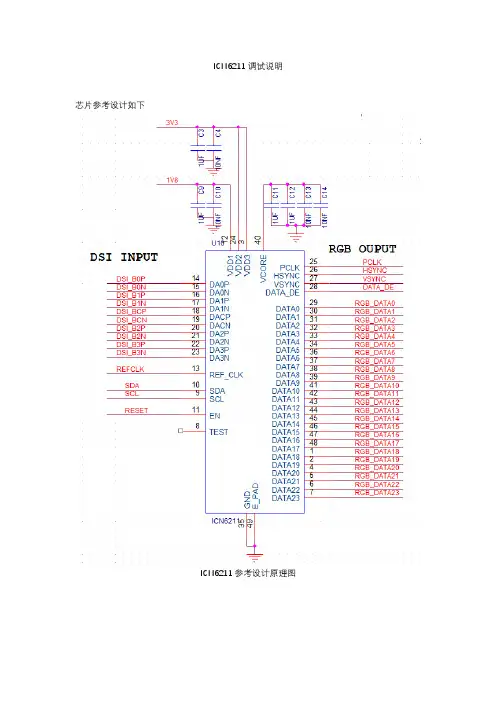ICN6211调试说明V0.4