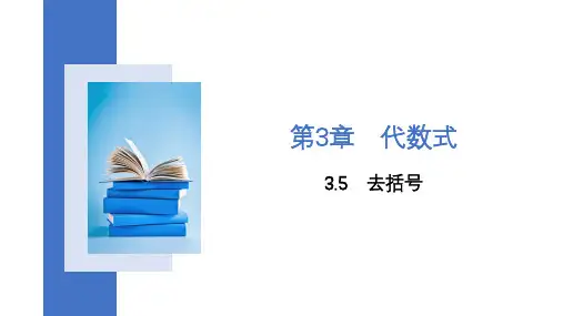 3.5去括号-2024-2025学年苏科版七年级上册数学同步课件