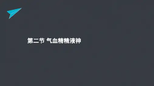 气血精精液神