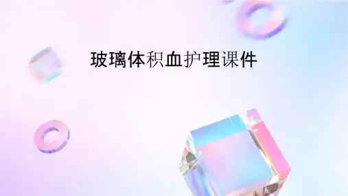 玻璃体积血护理课件