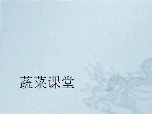 《认识生活中的蔬菜》PPT课件
