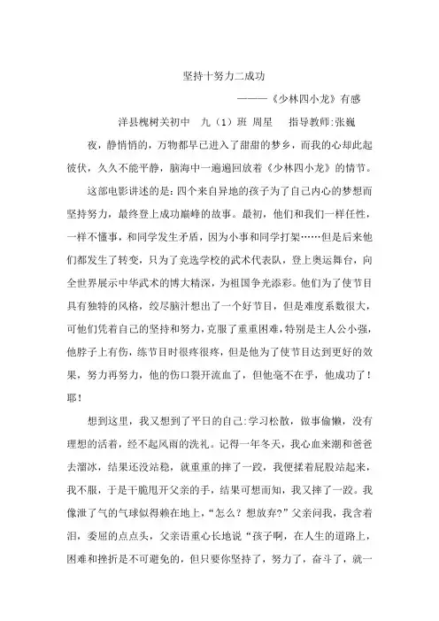 观后感