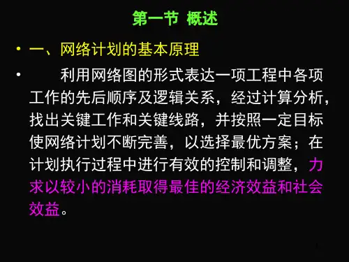 二建-网络计划技术详细讲解PPT课件