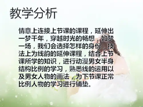 创意动漫画美术教学课件