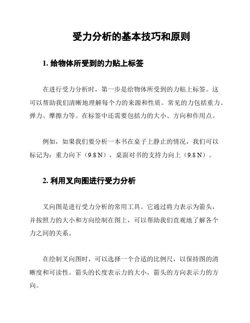 受力分析的基本技巧和原则