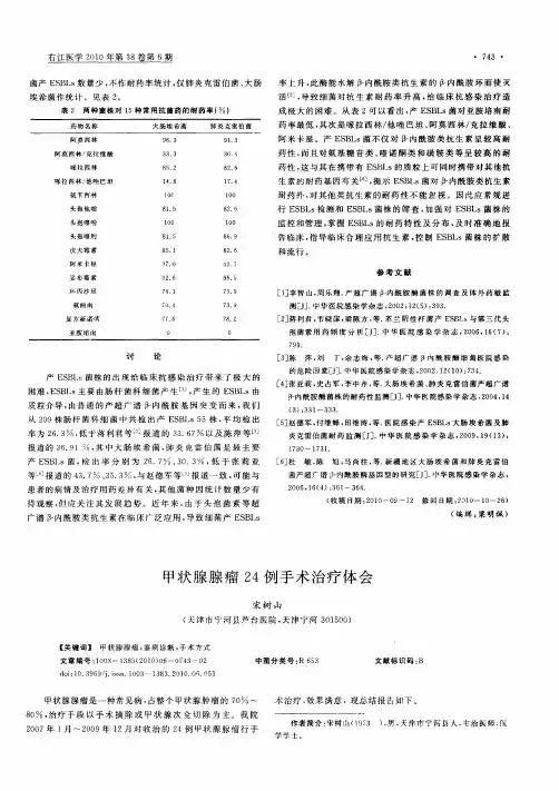 甲状腺腺瘤24例手术治疗体会