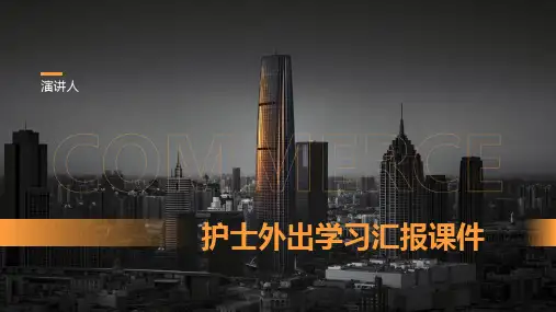 护士外出学习汇报课件