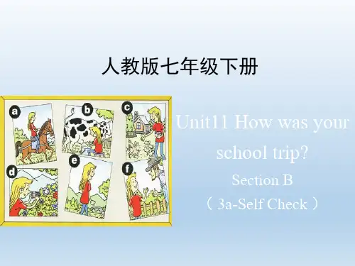人教版七年级英语下册Unit11_SectionB(3a-Self_Check)名师课件