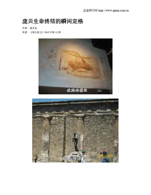 庞贝生命终结的瞬间定格