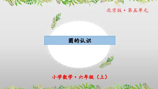 《圆的认识》ppt课件