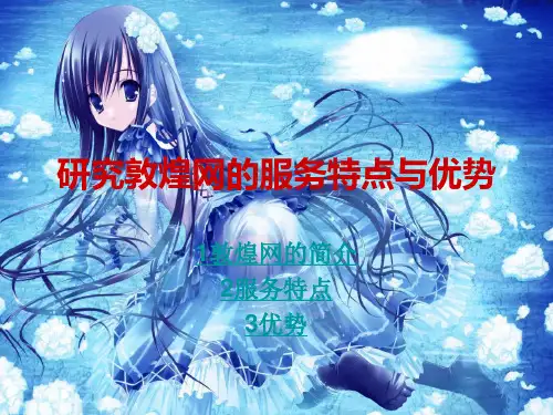 研究：敦煌网的服务特点与优势