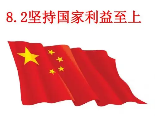8.2坚持国家利益至上课件(15张幻灯片)3个