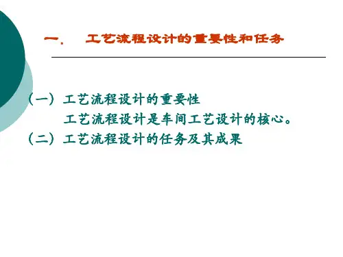 药品生产工艺流程设计