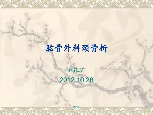 肱骨外科颈骨折护理查房PPT课件