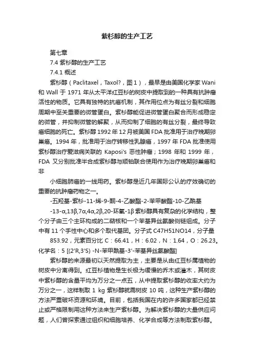 紫杉醇的生产工艺