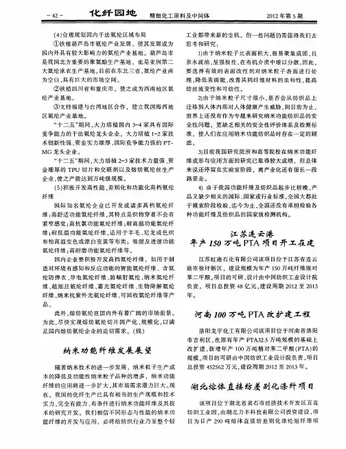 湖北熔体直接纺差别化涤纤项目
