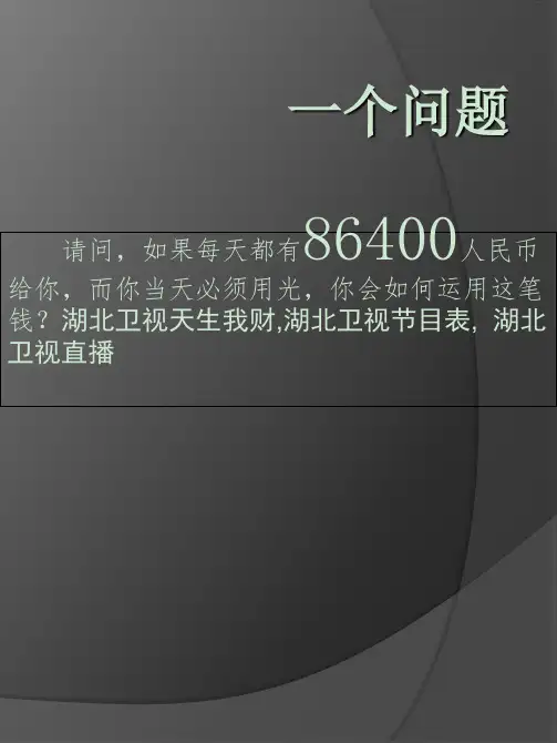 时间管理--关于时间的主题演讲  ppt课件