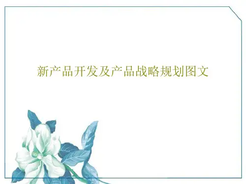 新产品开发及产品战略规划图文123页PPT