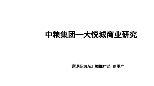 大悦城商业研究报告