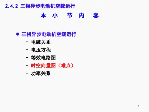 电机与拖动2.4.2 三相异步电动机空载运行