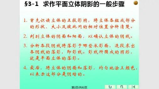 阴影透视平面立体阴影.pptx