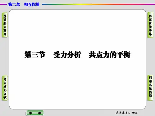 2-3受力分析 共点力的平衡(共52张PPT)