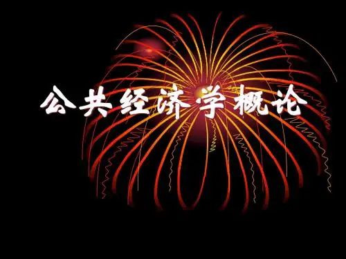 公共经济学概论01