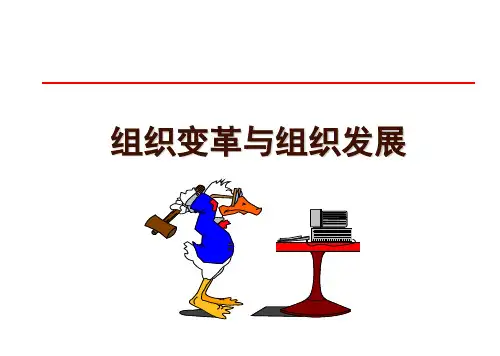 组织变革与发展ppt课件