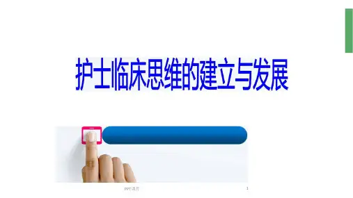 护士临床思维建立与发展  ppt课件