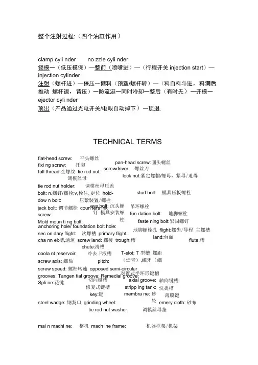 机械英语词汇