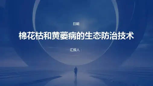 棉花枯和黄萎病的生态防治技术