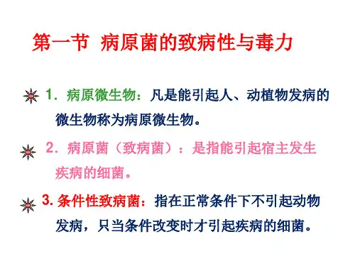 第五章细菌的感染与致病机理ppt课件