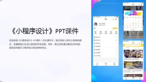 《小程序设计》课件