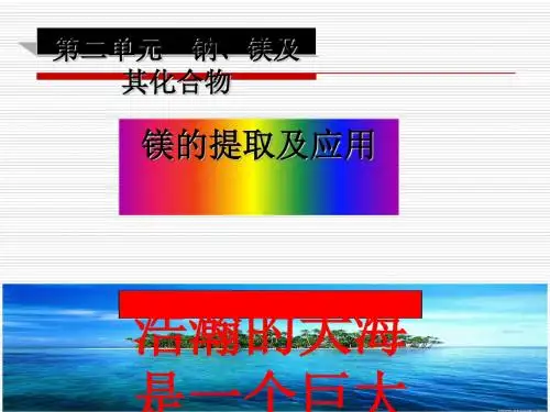 镁的提取及应用 PPT课件7(7份打包) 苏教版