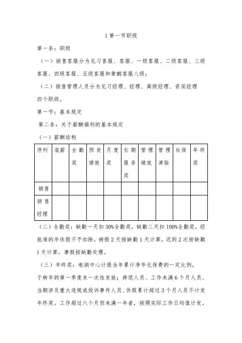 电销基本法
