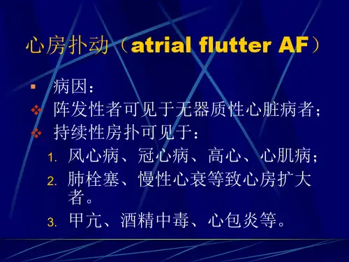 房扑、房颤