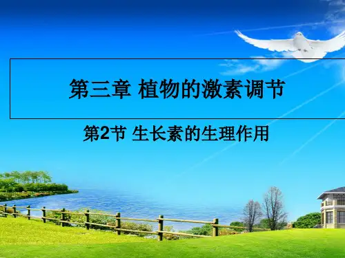 高中生物生长素的生理作用优秀课件