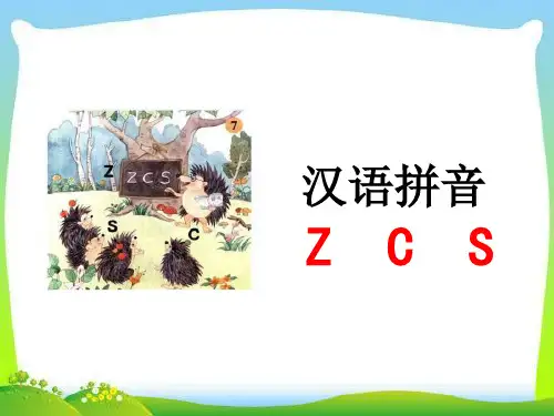 一年级上册统编版新版小学语文一年级上册-拼音zcs