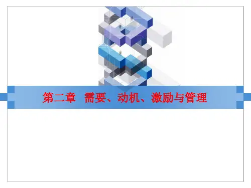 管理心理学 第二章 需要、动机、激励与管理