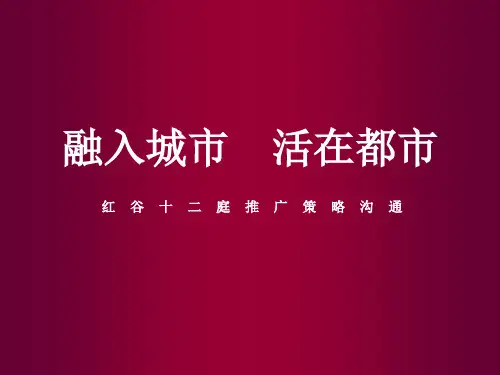 房地产营销策划方案_南昌红谷十二庭项目推广策略沟通_102ppt