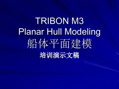 TRIBON船体平面建模课件