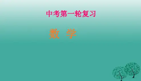 人教版初中中考数学专题复习课件PPT课件