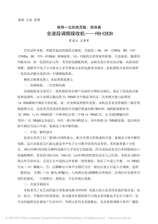 全波段调频接收机