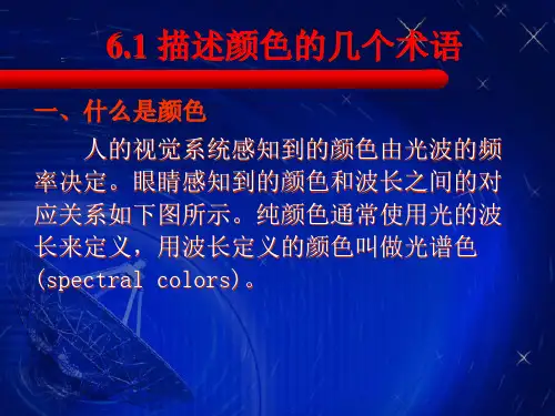 颜色的度量体系